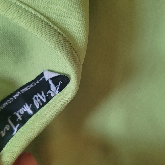 Lime Green Wide Leg Summer Pantsuit - Picture 3 of 4